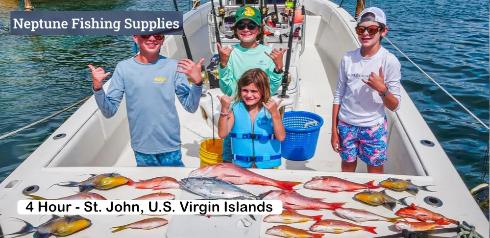 4 Hour Private Fishing Charter Ocean Safari USVI